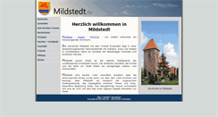 Desktop Screenshot of mildstedt.de